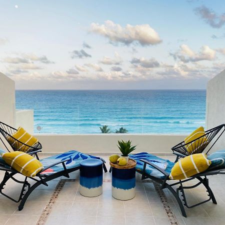 Ocean View Three Bedroom, Three Story Penthouse By The Beach Cancún Zewnętrze zdjęcie