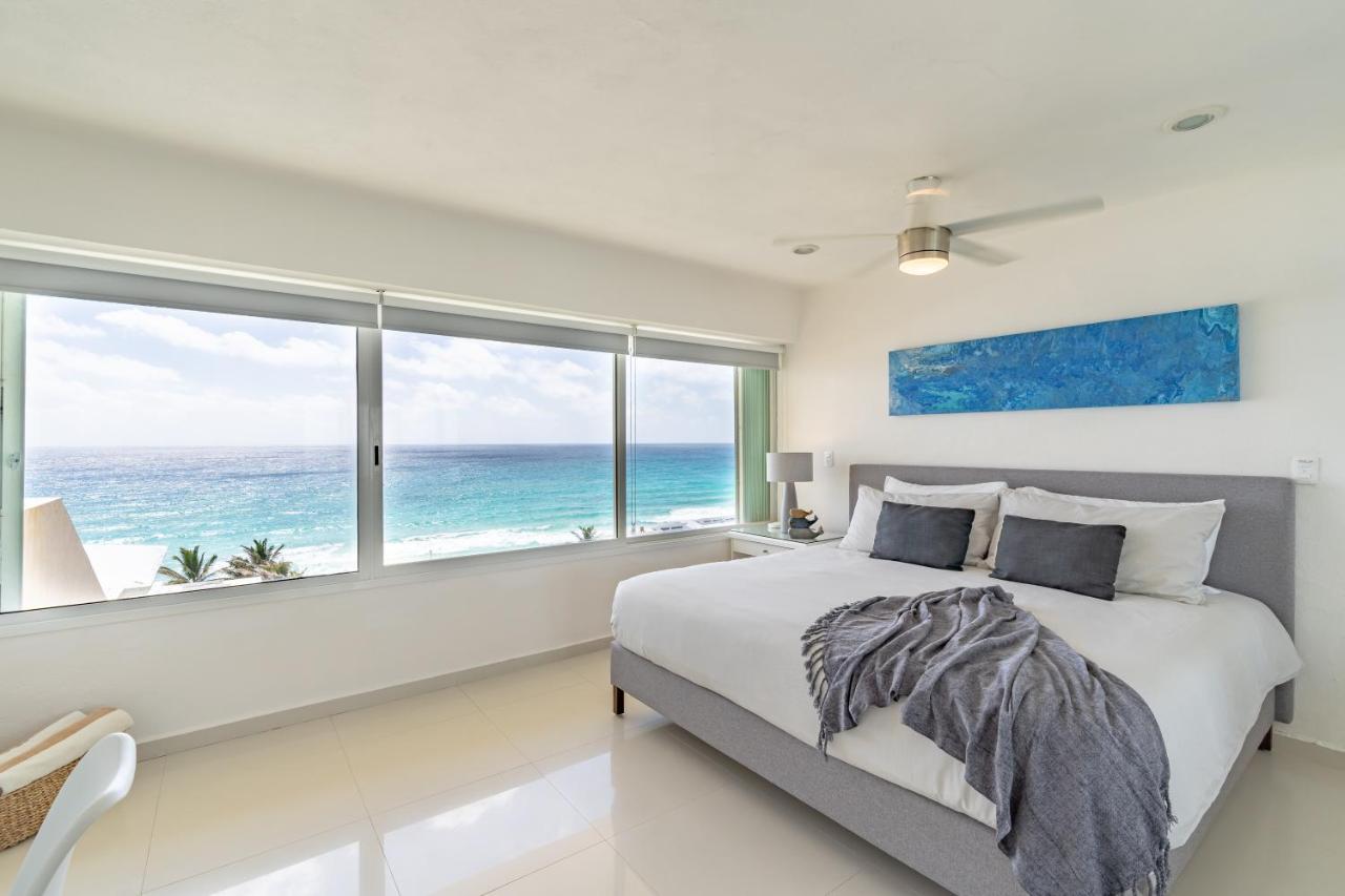 Ocean View Three Bedroom, Three Story Penthouse By The Beach Cancún Zewnętrze zdjęcie