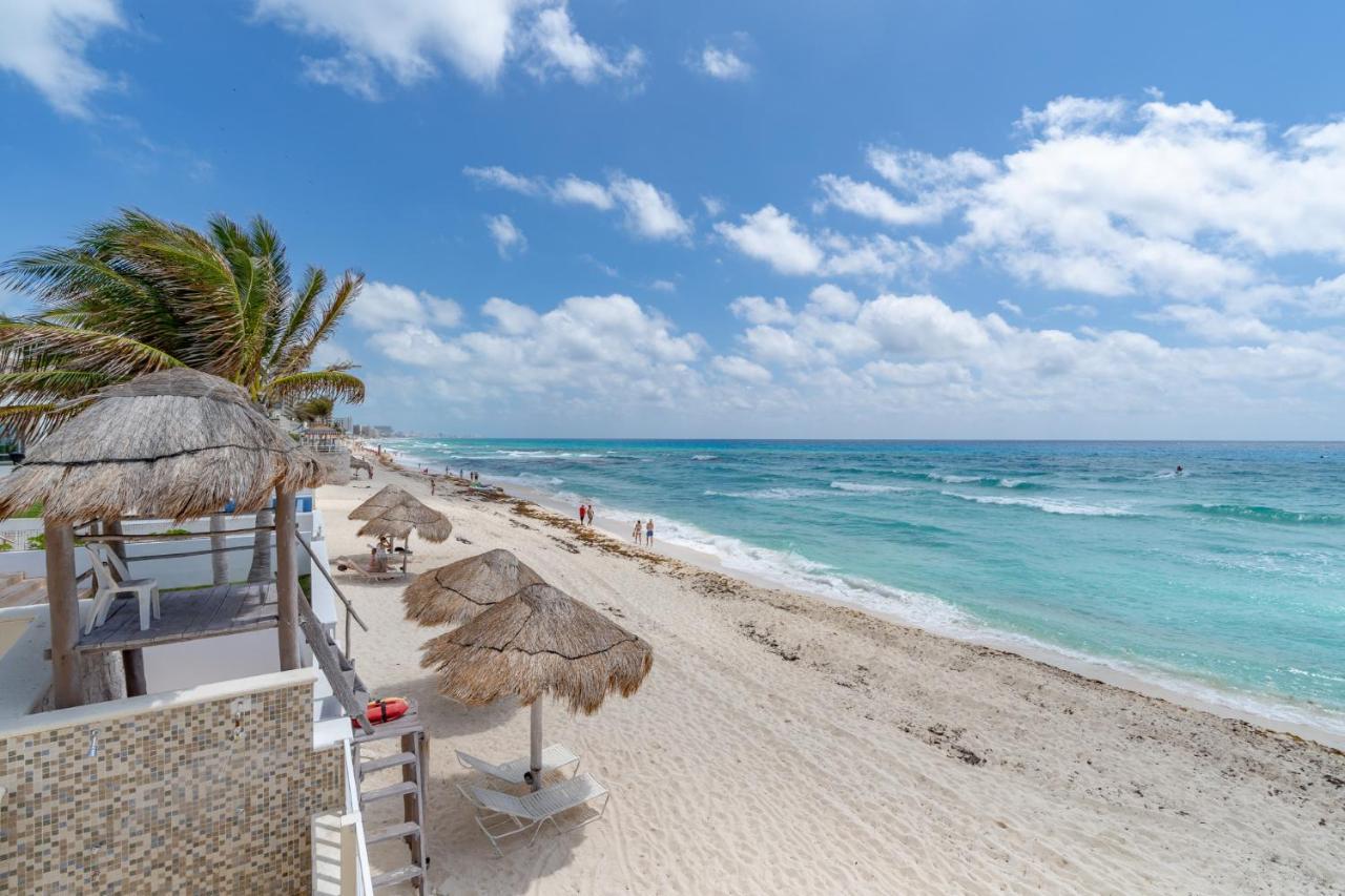 Ocean View Three Bedroom, Three Story Penthouse By The Beach Cancún Zewnętrze zdjęcie