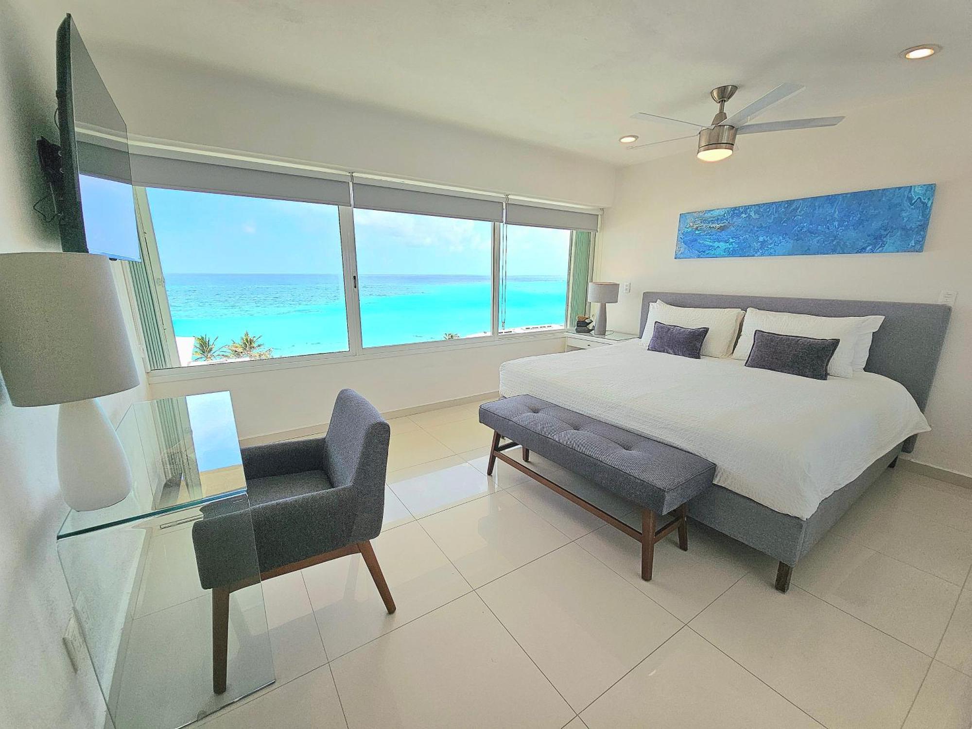 Ocean View Three Bedroom, Three Story Penthouse By The Beach Cancún Zewnętrze zdjęcie